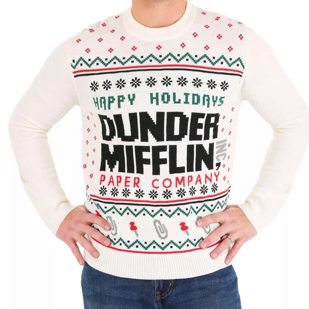 The Office Dunder Mifflin Ugly Christmas Sweater